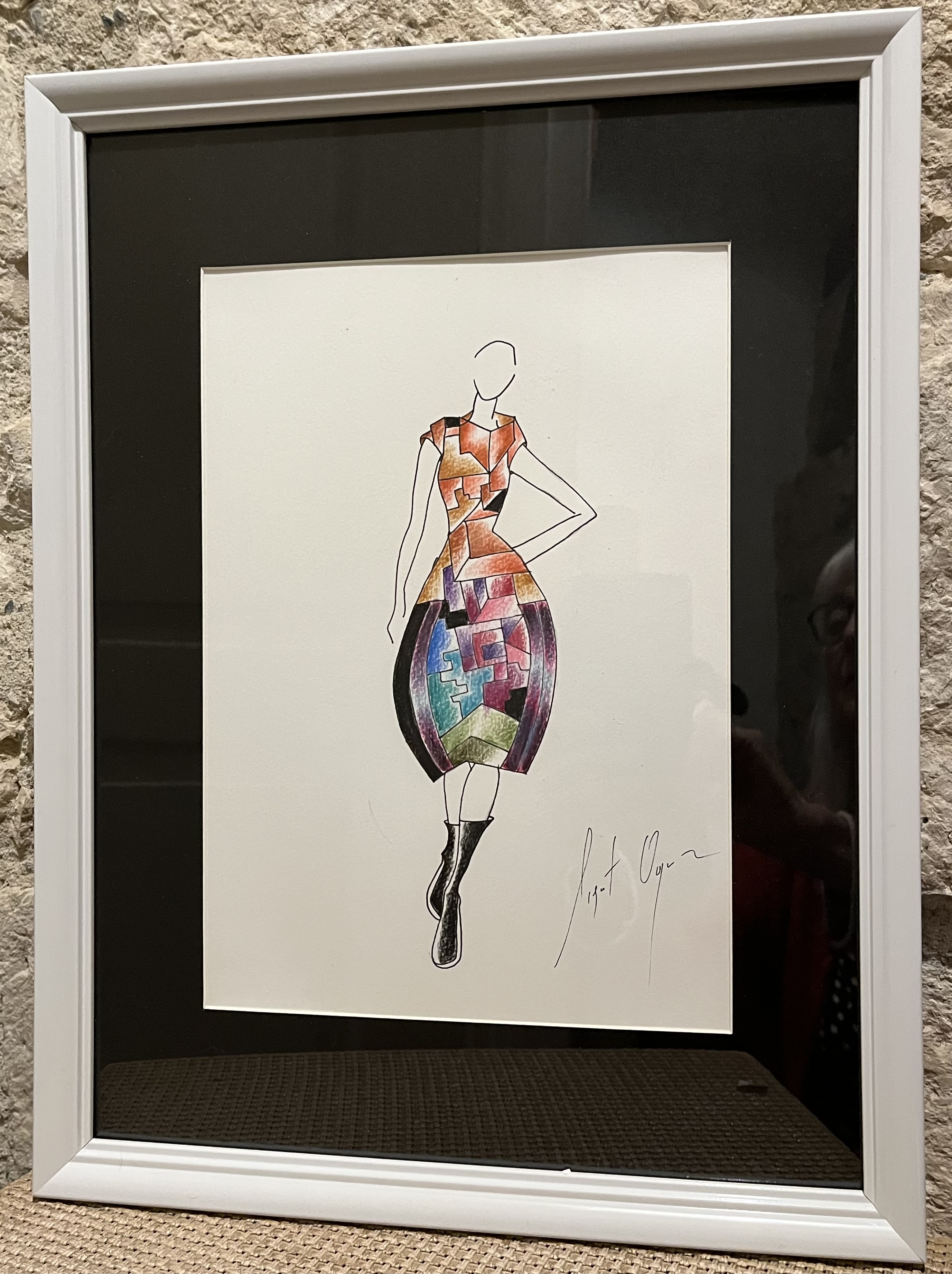 Framed art city colours